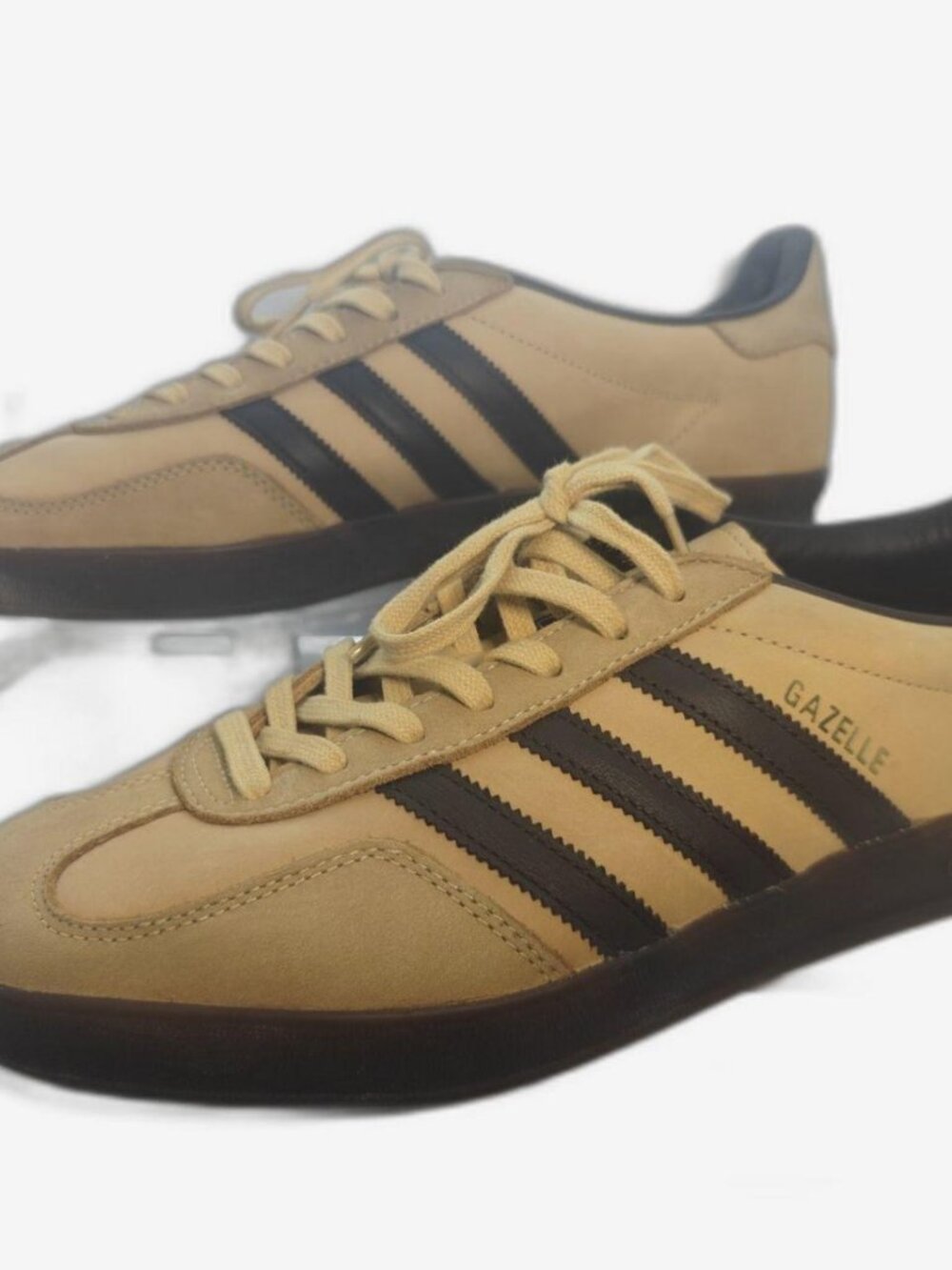 adidas Gazelle (IE5322) — Magic Beige, men's US 11